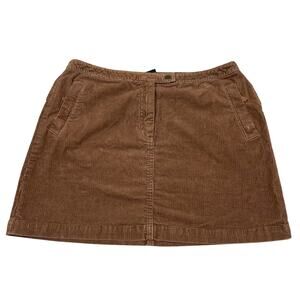 The Limited Brown Corduroy Mini Skirt Womens Size 10